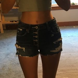 american eagle jean shorts